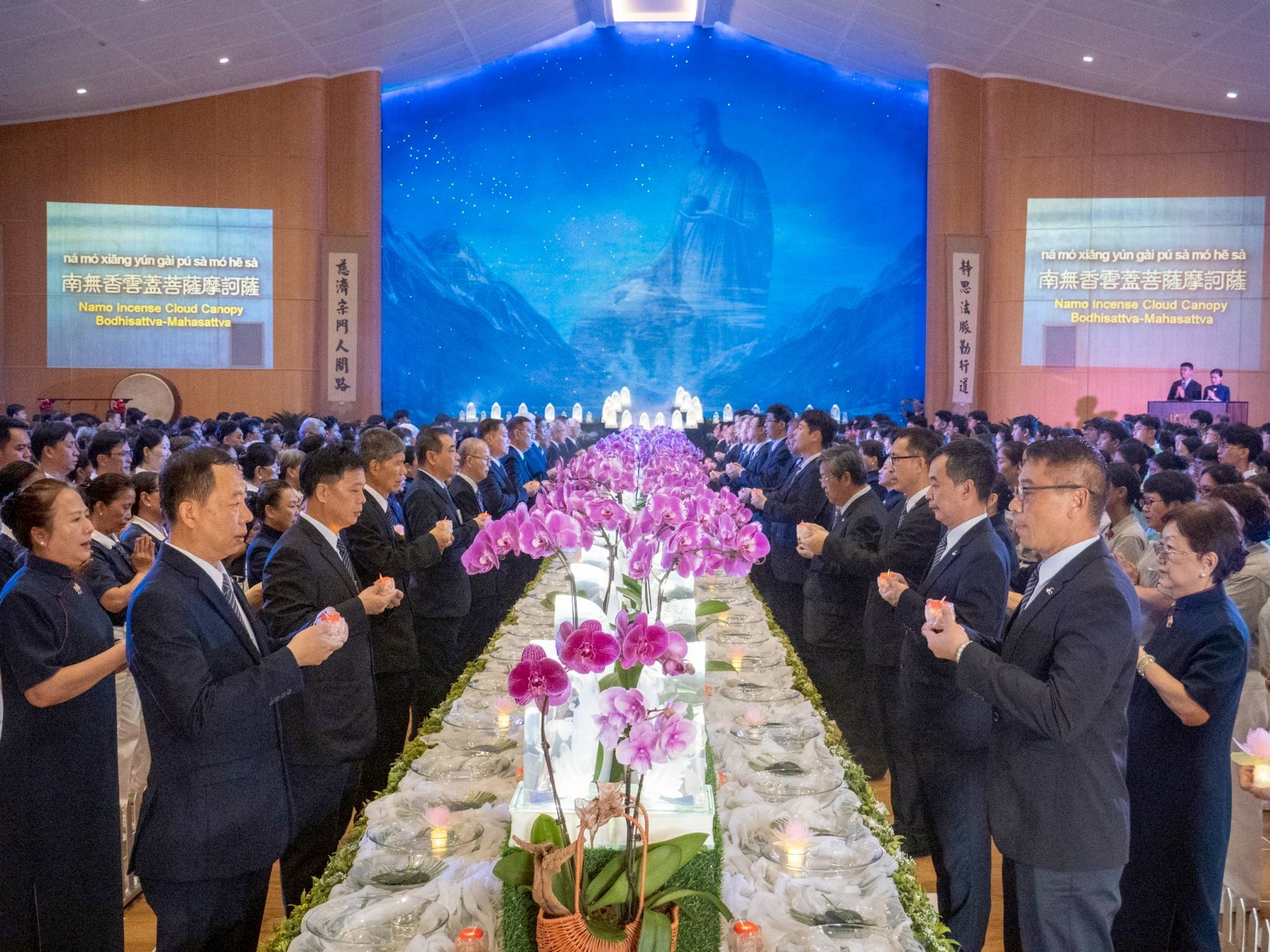 Tzu Chi volunteers guided the celebration, reflecting a life rooted in compassion, gratitude, and service.