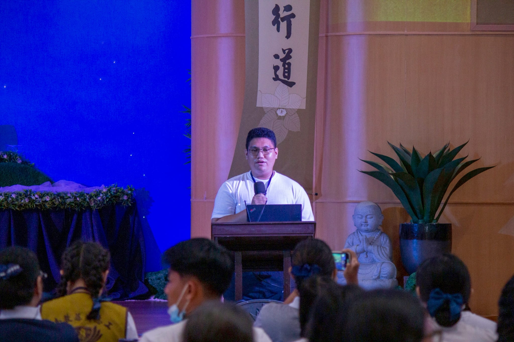 At the 2026 Tzu Chi Scholars’ Camp, Cebu-based scholar Andrel Arreglado spoke of the many humanitarian initiatives undertaken by his fellow scholars. 