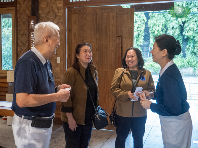 From left: Tzu Chi Philippines CEO Henry Yuñez, Globo Asiatico Commercial Lead Rose Salamanca, Globo Asiatico President and CEO Julita Geronimo, and Tzu Chi Philippines Deputy CEO Woon Ng.