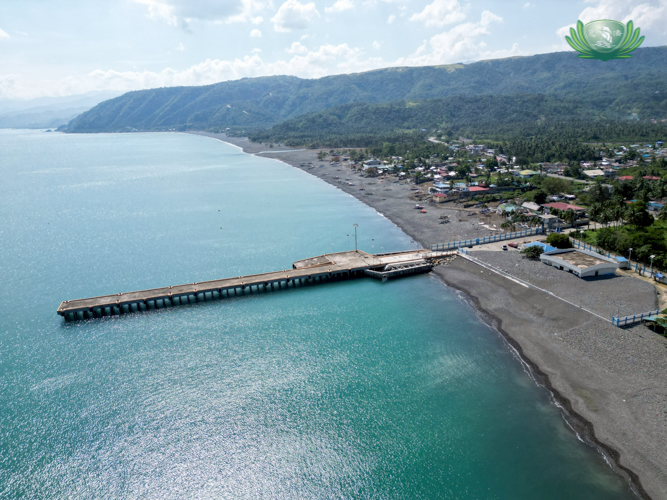 The quiet seas of Dingalan, Aurora, are a  contrast to the rough storm surges created by Typhoon Uwan last November 9.