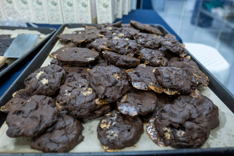 These are no ordinary cookies, but chocolate chubster cookies made with love–not just a love between parents and their children, but a love for people in need.  