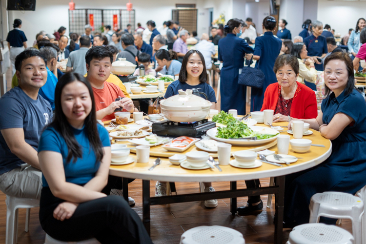 The get-together was a chance for Tzu Chi Philippines volunteers, family and friends to bond over good food and each other's company.