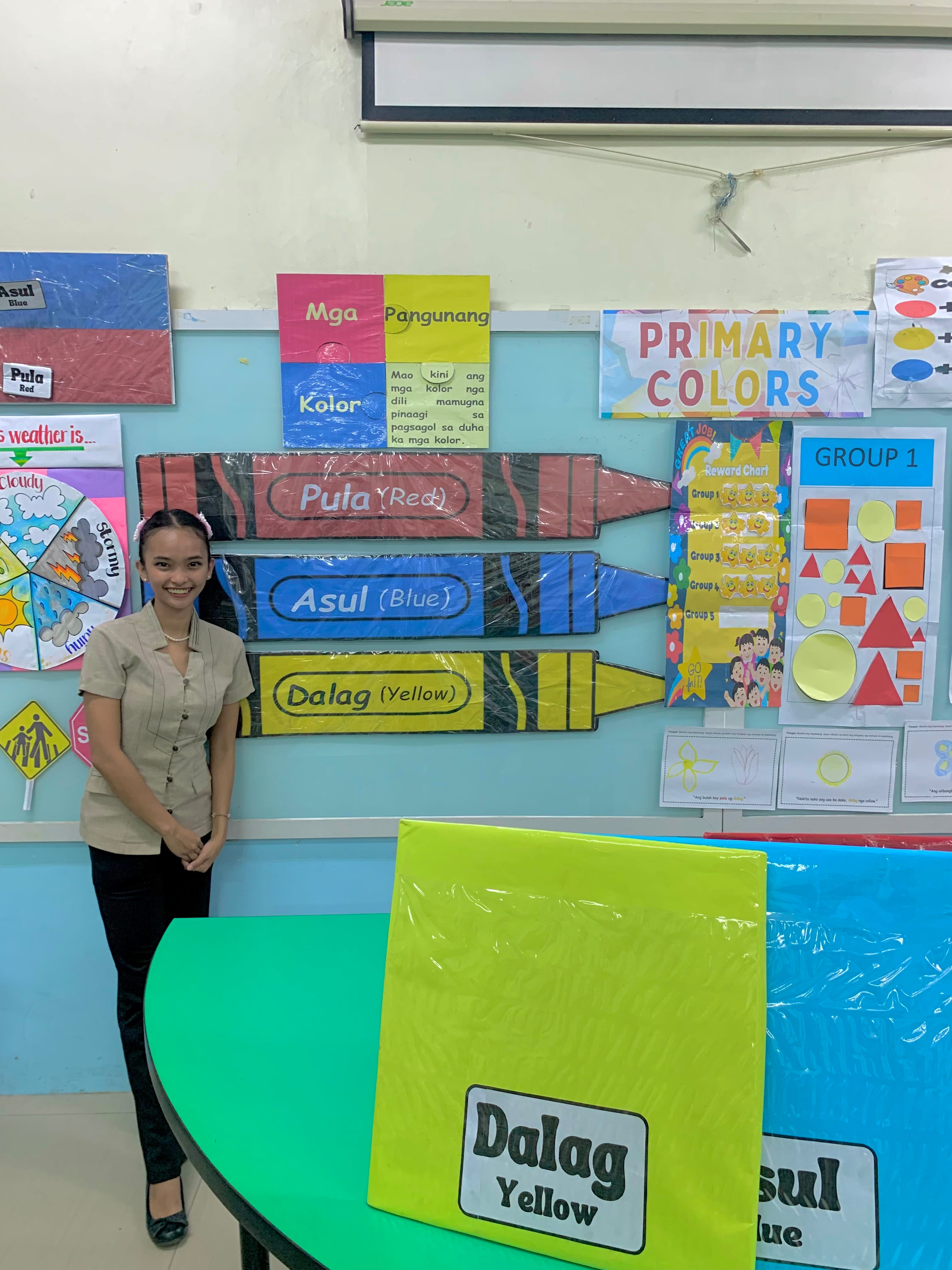 Her field of study took her to different schools for practice teaching, where she experienced the realities of the classroom and honed her skills as a future educator. 