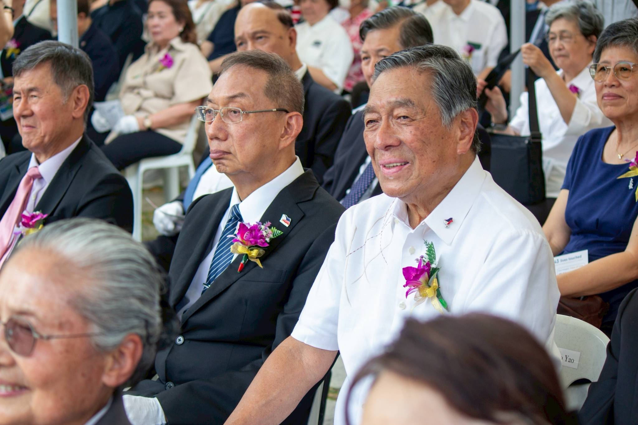 (From left) William Belo, Ambassador Francis Chua, Ambassador Alfredo Yao 