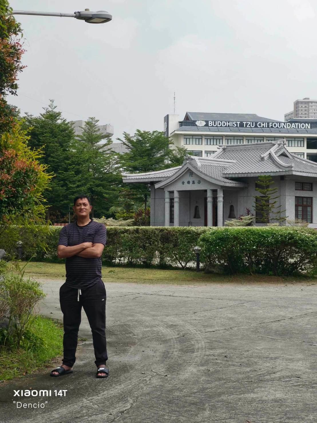 Dennis Cariaga visits the Buddhist Tzu Chi Campus in Sta. Mesa, Manila. 