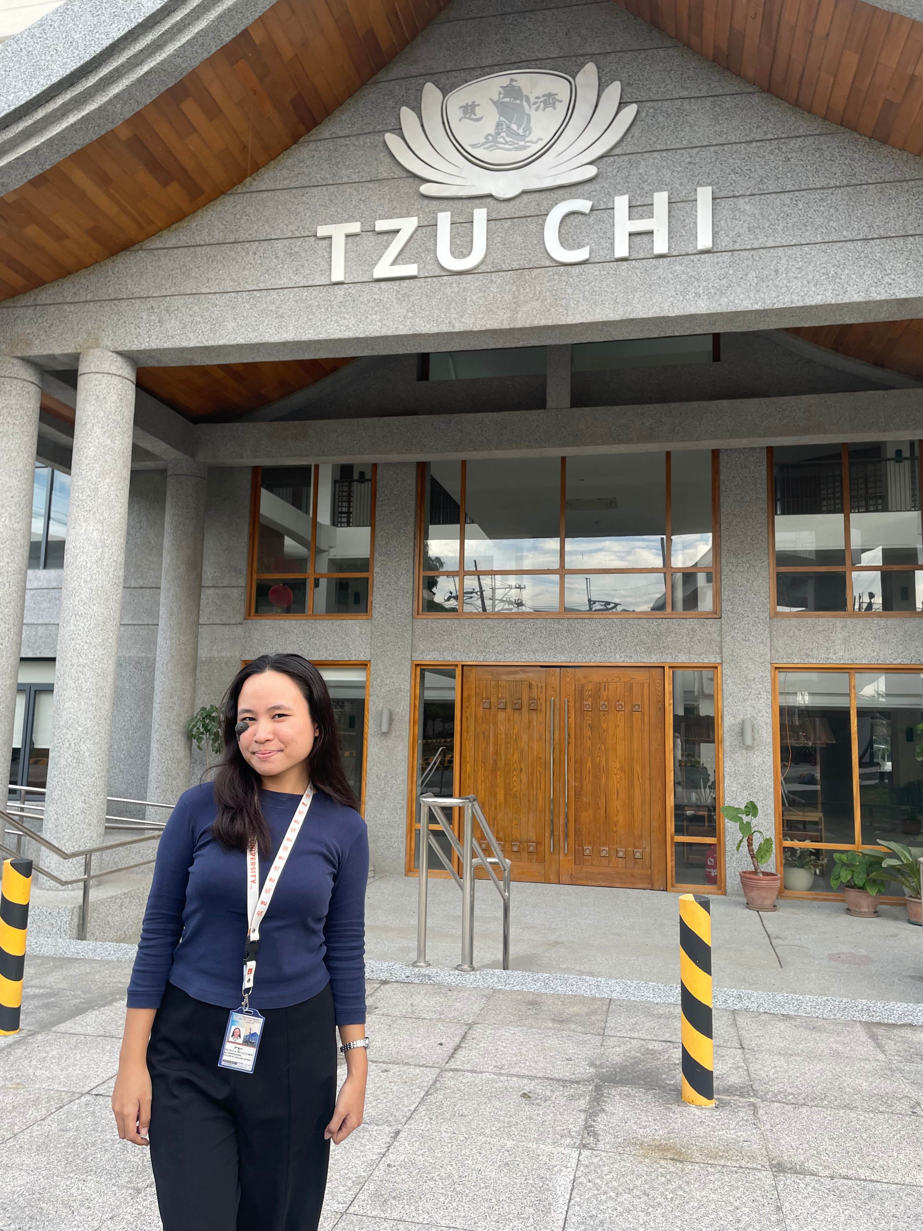Now a Tzu Chi staff member, Nicole Fetalcorin carries the gratitude with her as she starts a new journey.