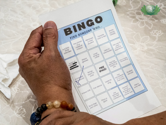 TIMA volunteers livened up the gathering by playing Human Bingo, boosting engagement among members.