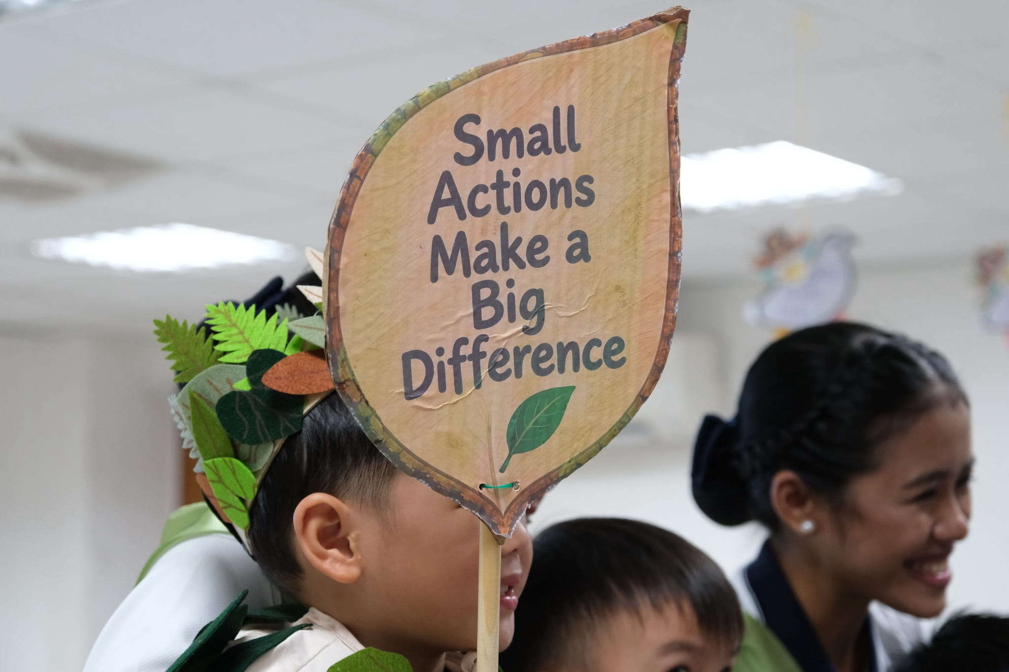 A little reminder to make greener choices for a better tomorrow.