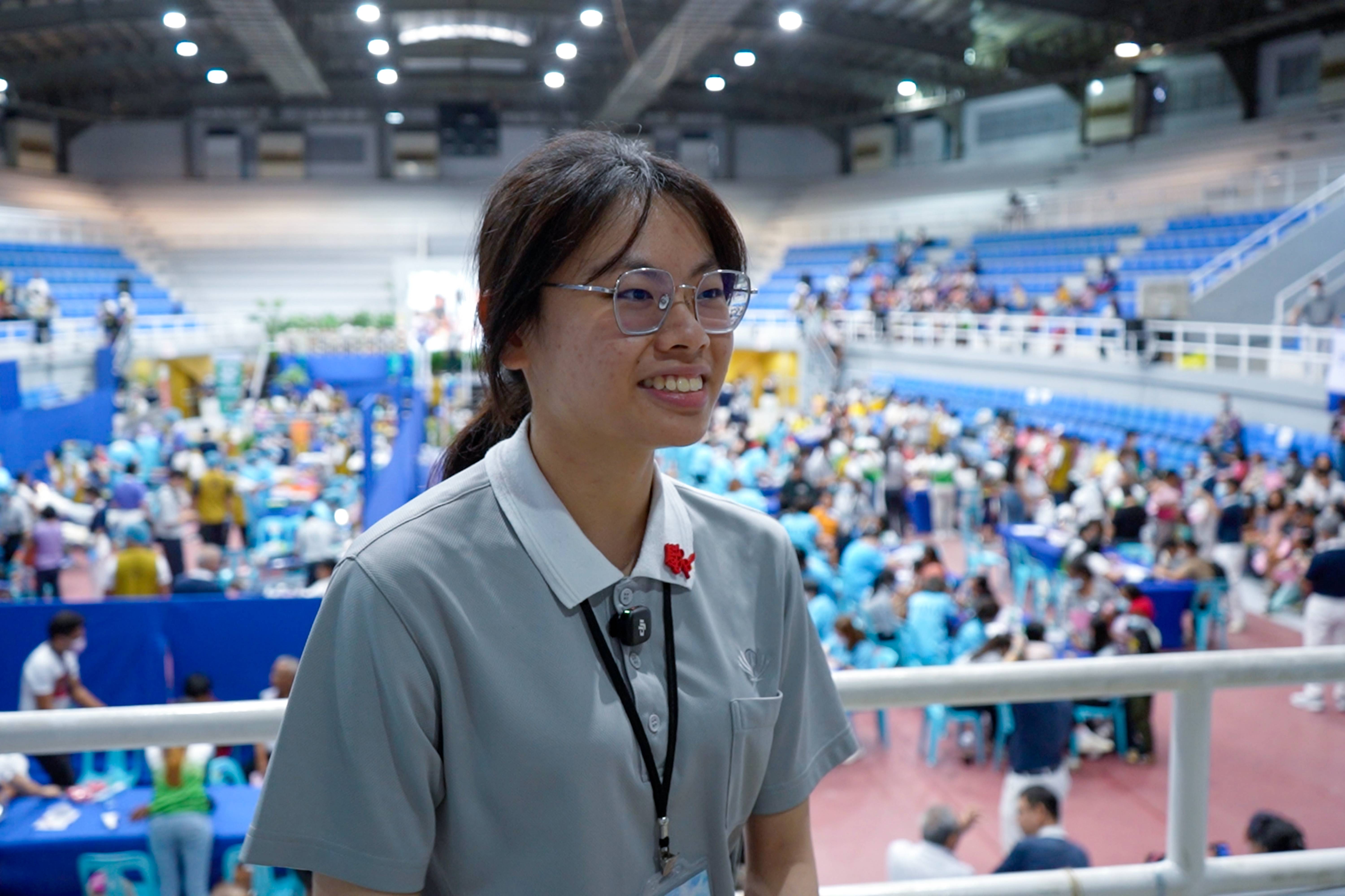 TCU second year student Low Xin Yu shares how thankful she is to be part of the patient’s healing journey and for her to learn more about medicine. 