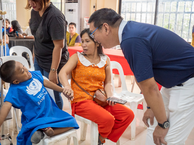 Among the prosthesis recipients are children excitedly waiting for the moment to be able to walk again.