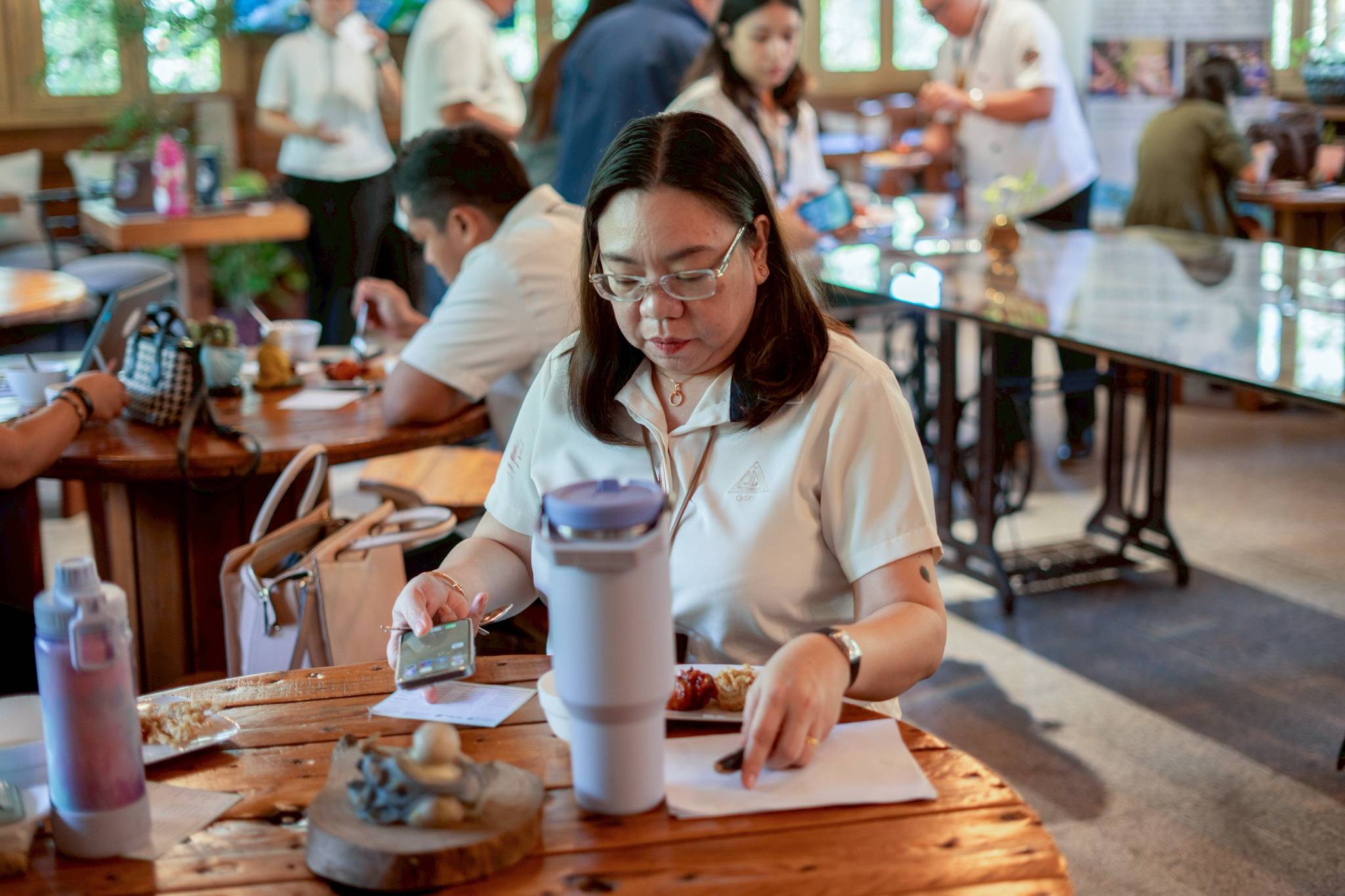Glenda Rebucas, dean of the College of Business at Quezon City University, shared that she was glad with the experience. She honestly admitted that she is not fond of vegetables, but the experience exceeded her expectations and pleasantly surprised her palate.