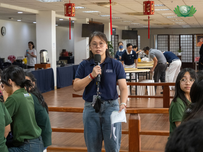 “We always ensure that our students are not confined within the four corners of their classroom, that it's not purely academics. Academics serve as our theory, but when we go out [of the classroom], that is our practice. That's why we introduced them to the different communities outside Laguna,” says Sitti Fatima Paula Chua, high school formator of campus ministry and service office of Xavier School Nuvali.