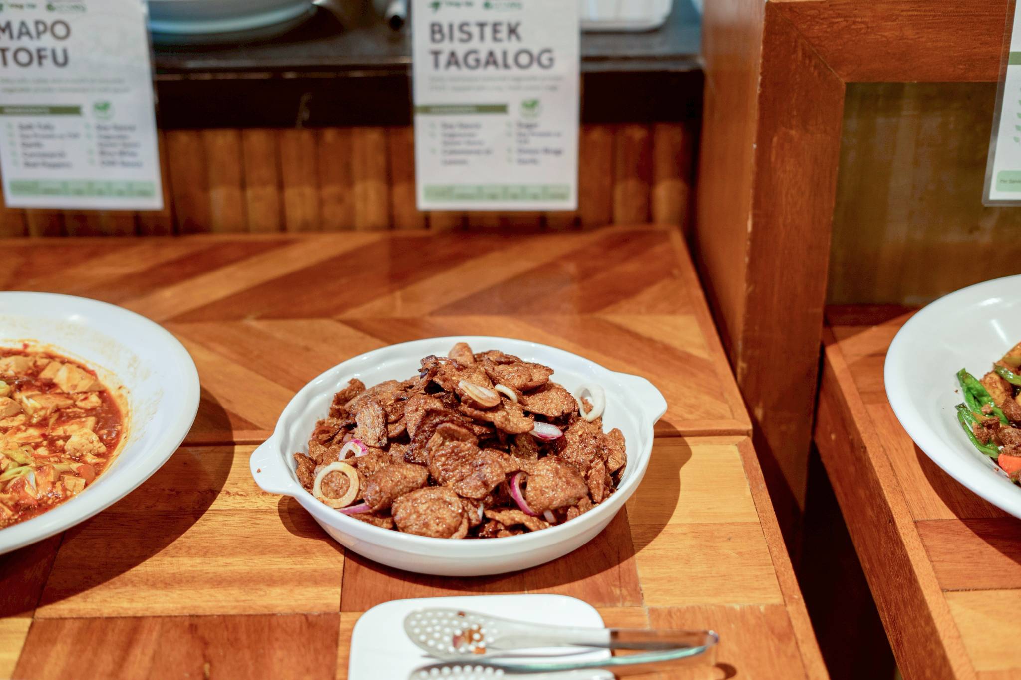Among the crowd favorites was bistek Tagalog made with textured vegetable protein (TVP), a plant-based meat alternative and a good source of protein, which kept guests coming back for more.