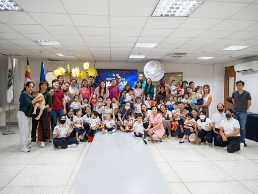 The celebration concluded with a group photo with the Tzu Chi Great Love Preschool Philippines teachers, non-teaching staff, students, and parents.  