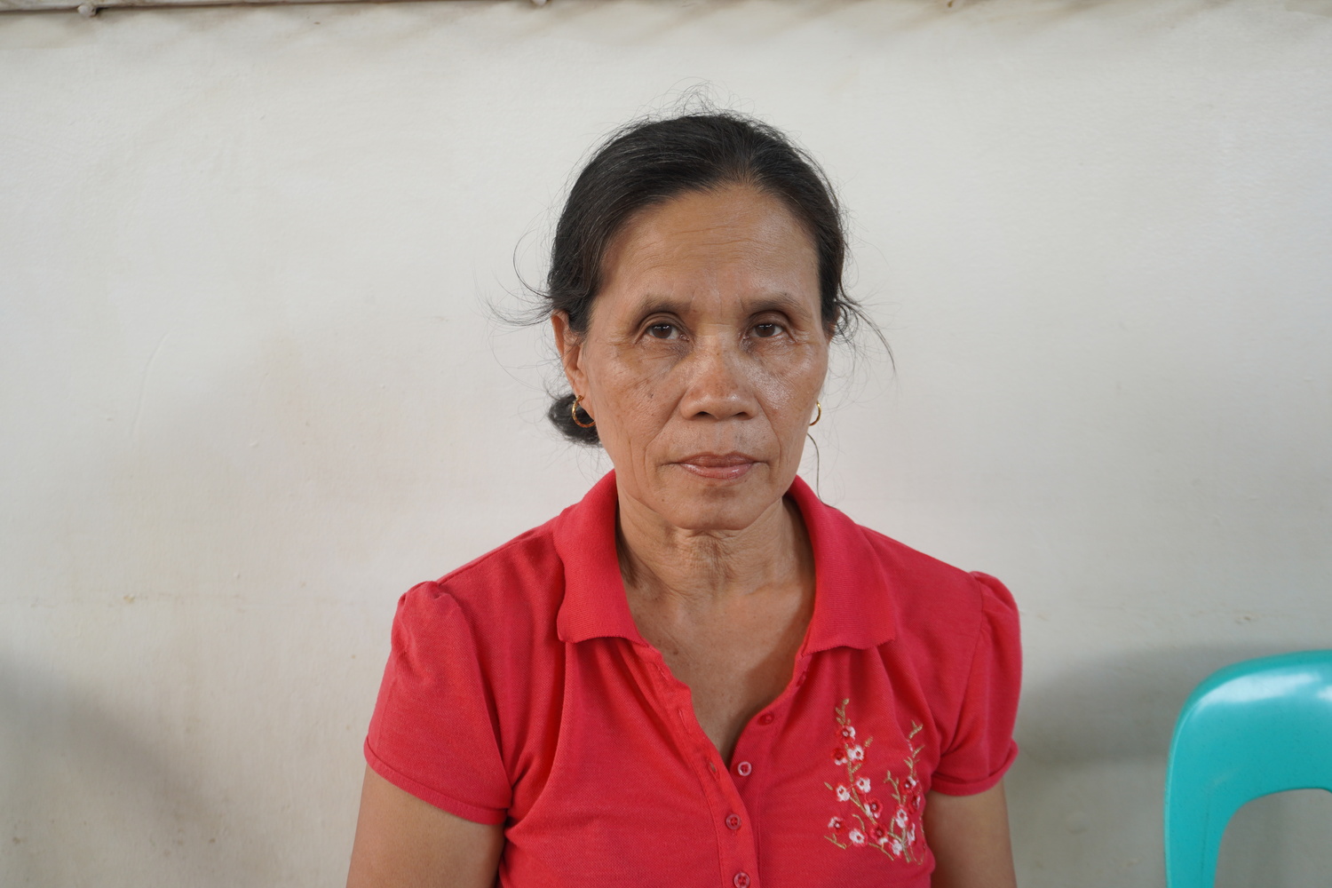 Due to rising floods, Judith Parro and her family immediately sought shelter in higher ground. Riding a small boat, they were able to safely evacuate. “My children do not know how to swim,” she said, remembering her worry as they left. 