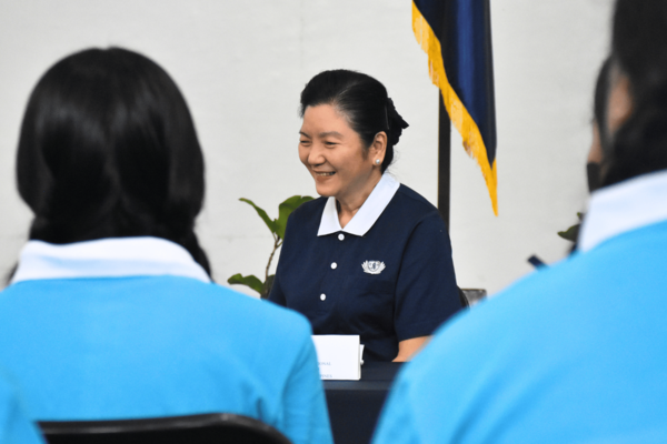 Tzu Chi Philippines Education Committee Head Rosa So expressed her appreciation for the partnership with Leyte Normal University.