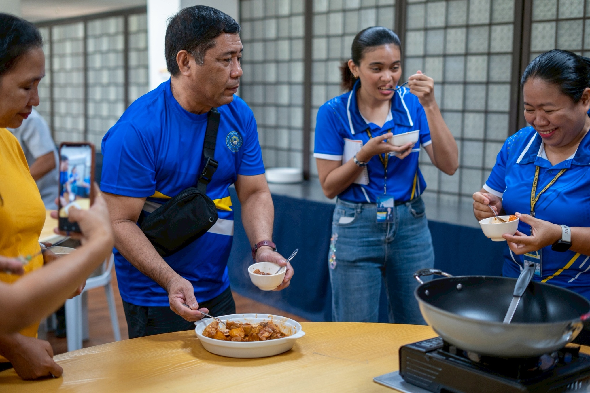 After all the cooking, everyone looked forward to the most exciting part—the taste test!