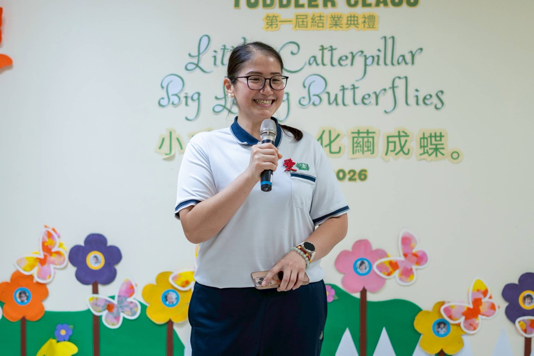 Tzu Chi Great Love Preschool Philippines Directress Jane Sy shared how the children matured over the months and demonstrated the remarkable potential hidden within their tiny hands, which will one day help shape the future of society. 