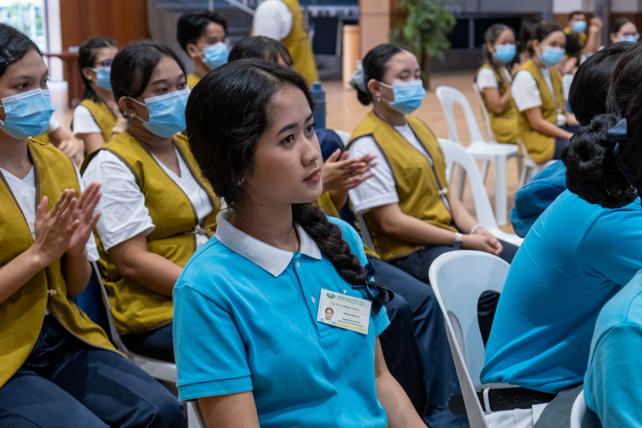 Incoming third year college scholar Mary Joy Bajade credits Tzu Chi’s teachings for making her more compassionate, patient, forgiving, and grateful. 