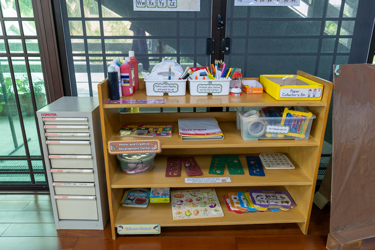Now ready for the upcoming school year, learning materials and study areas are set to welcome young learners.