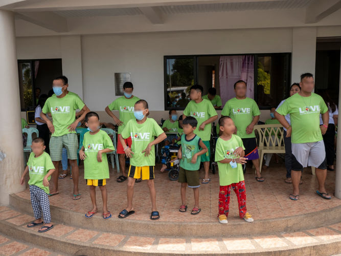 Munting Tahanan ng Nazareth residents surprise their visitors with a specially prepared dance performance.