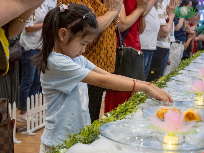 Kids of all ages partook of this meaningful event.