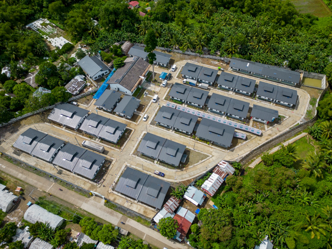 On 1.4 hectares of land, Tzu Chi Palo Great Love Village is now home to 53 families.