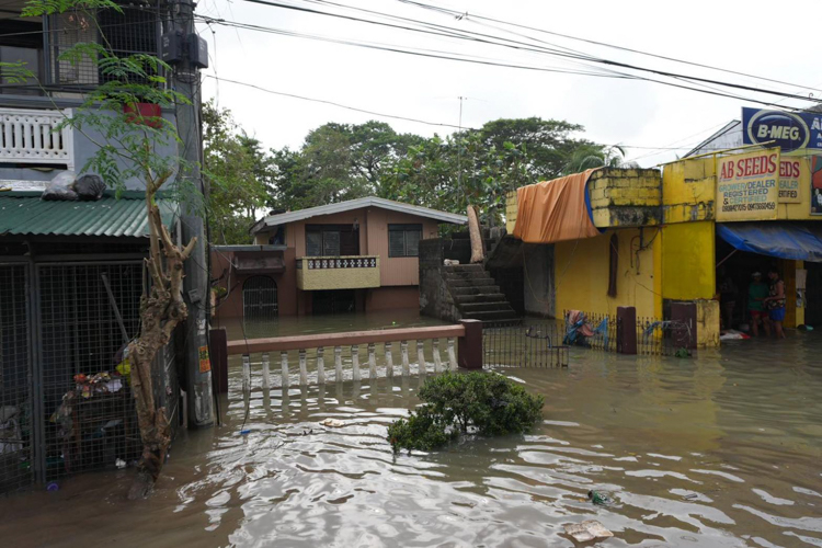 Floodwaters have yet to recede in Bula, Camarines Sur.