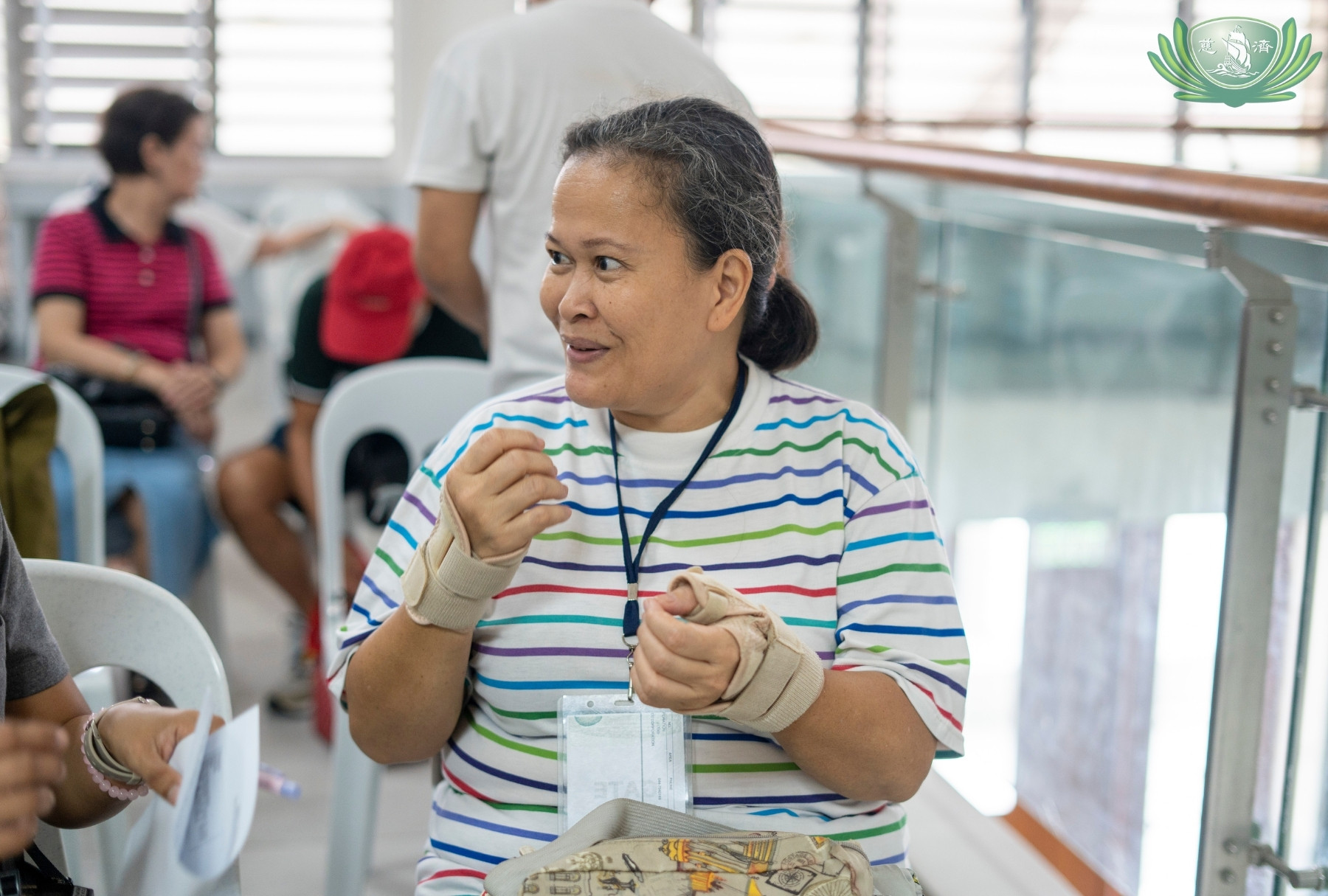 Fifty-six-year-old Maribeth Menge talks about her acupuncture treatment and how it helped her hand mobility.