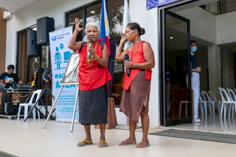 Mangyan tribal leaders blessed the start of the event with prayers in their native dialect, marking a solemn opening to the activity.