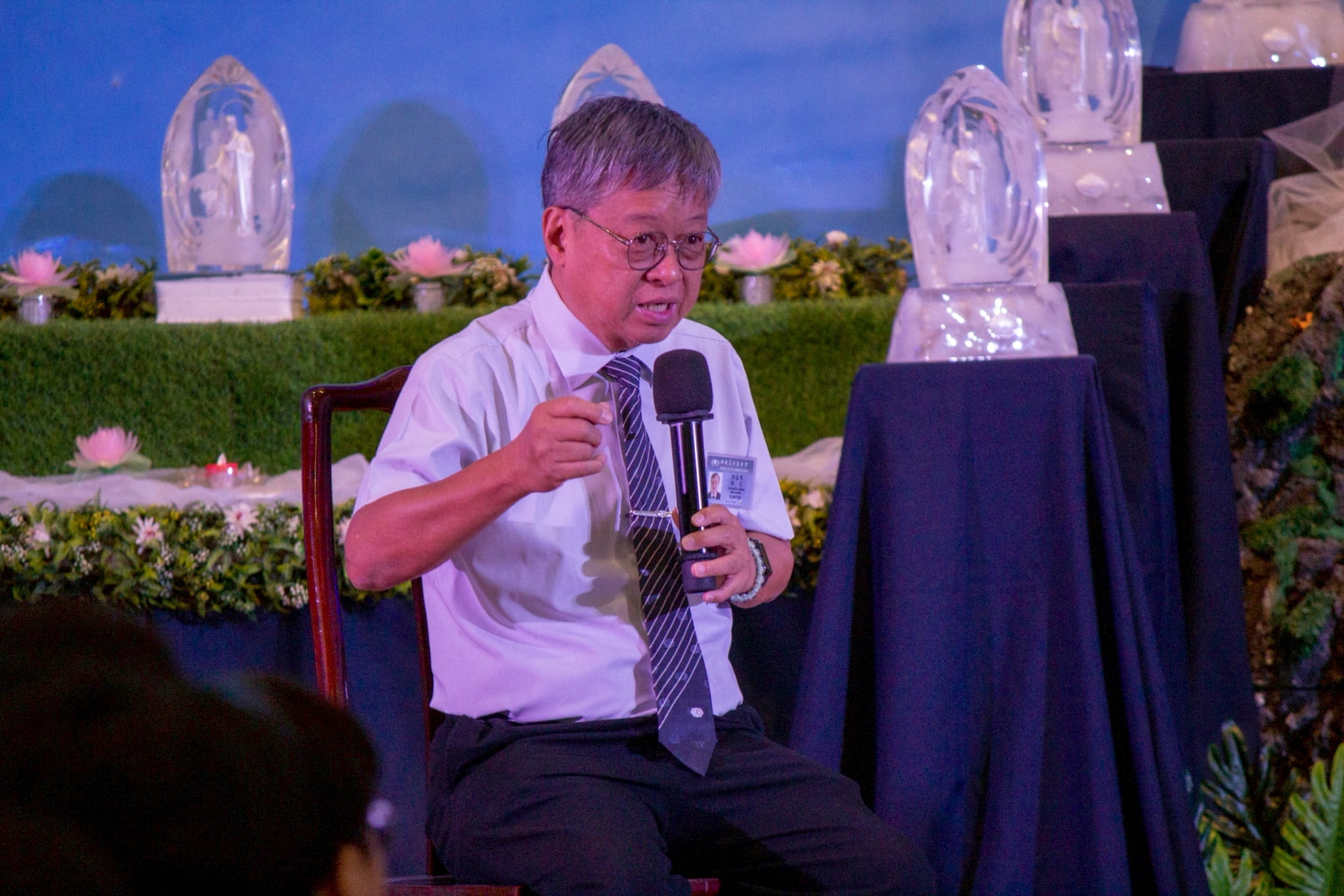 Volunteering since 2013, Johnny Kwok has no preference when it comes to tasks. “No specific role for me. Wherever I'm needed, that's where I go.”