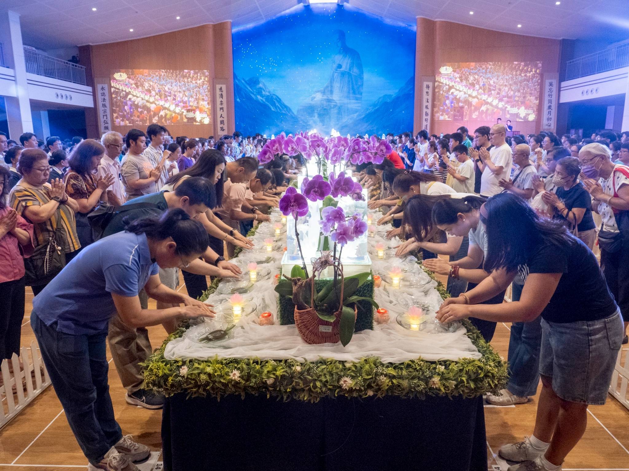 Everyone takes turns in the ritual to experience its meaning.