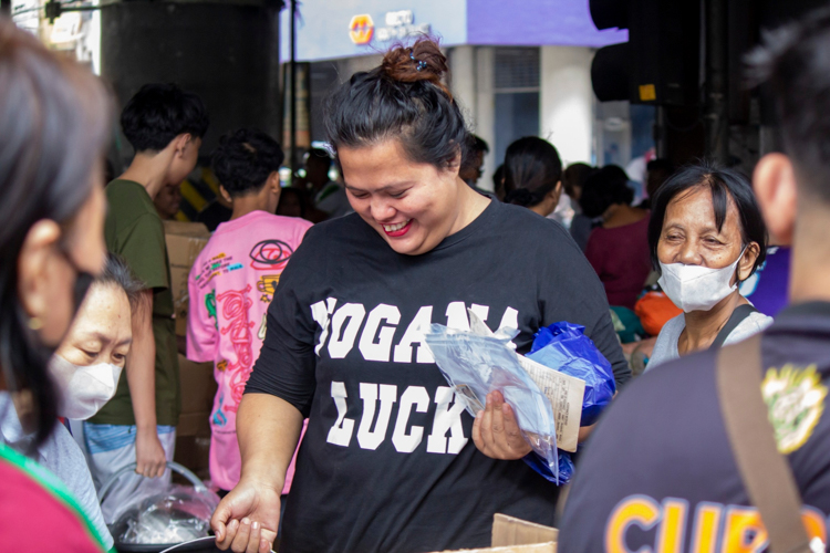 After claiming their relief, beneficiaries leave the scene with smiles on their face, indicating that no matter how tough the situation, resilience always wins over hopelessness.