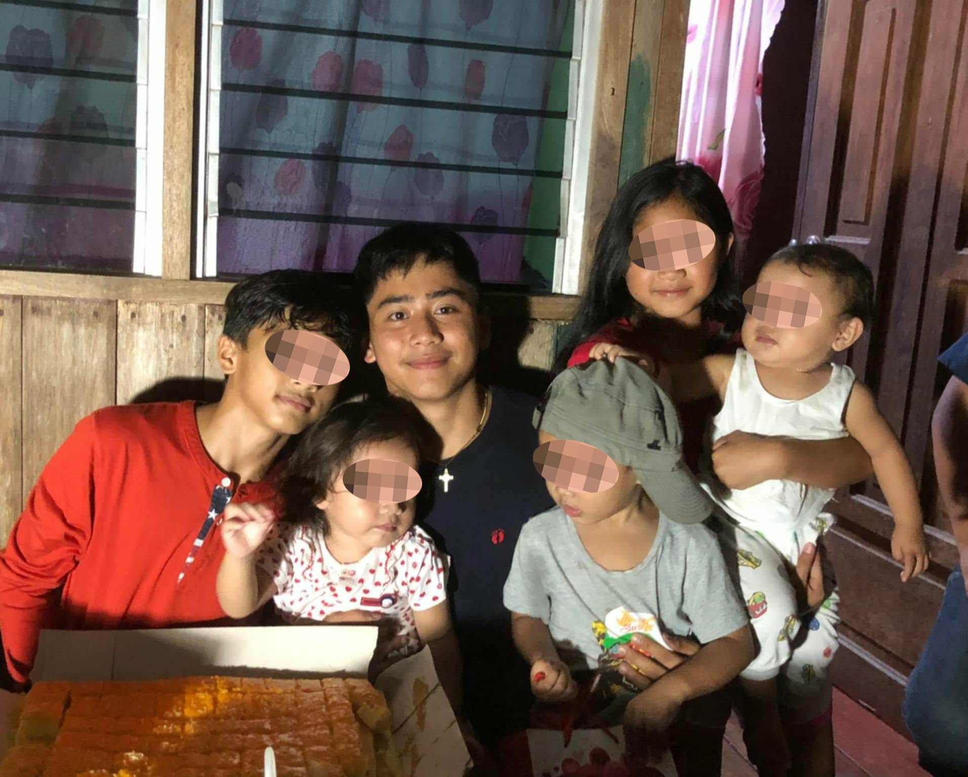 With a heart devoted to family, Carll Maverick Salac (back row, second from left) took responsibility early in life, ensuring his siblings were always cared for.