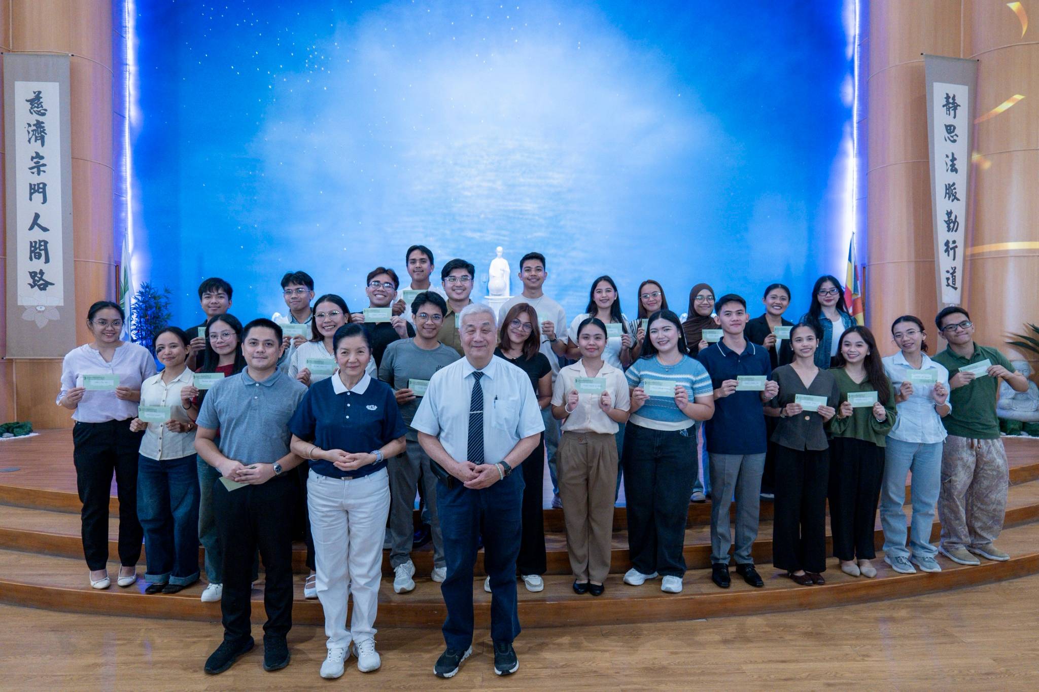 A testament to how kindness transforms lives, Tzu Chi alumni scholars from NCR and Bicol gather for an awarding ceremony honoring their dedication and academic achievements.