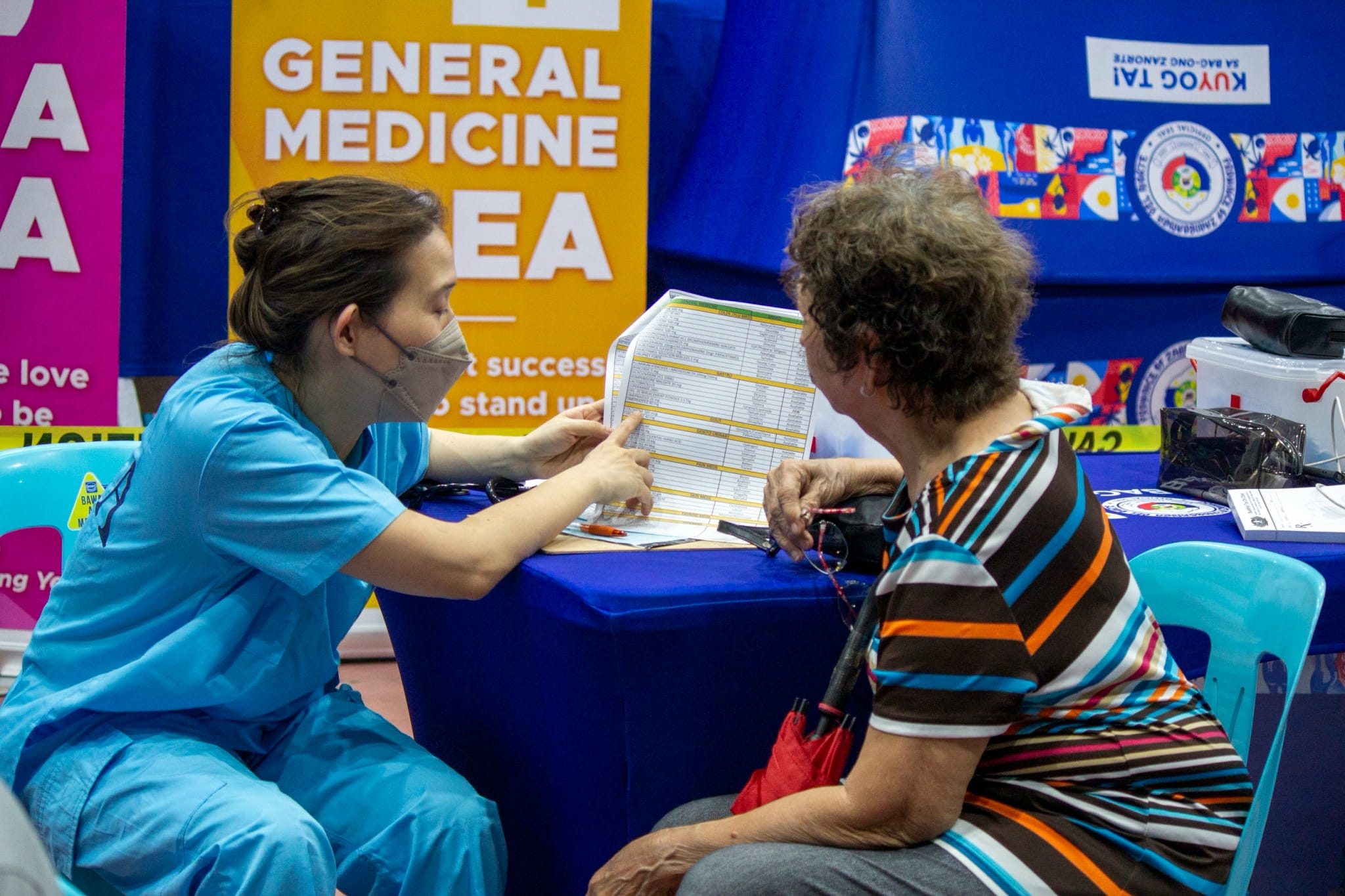 Doctors carefully check patients’ concerns during general consultations, referring special cases for further assessment and appropriate next steps.