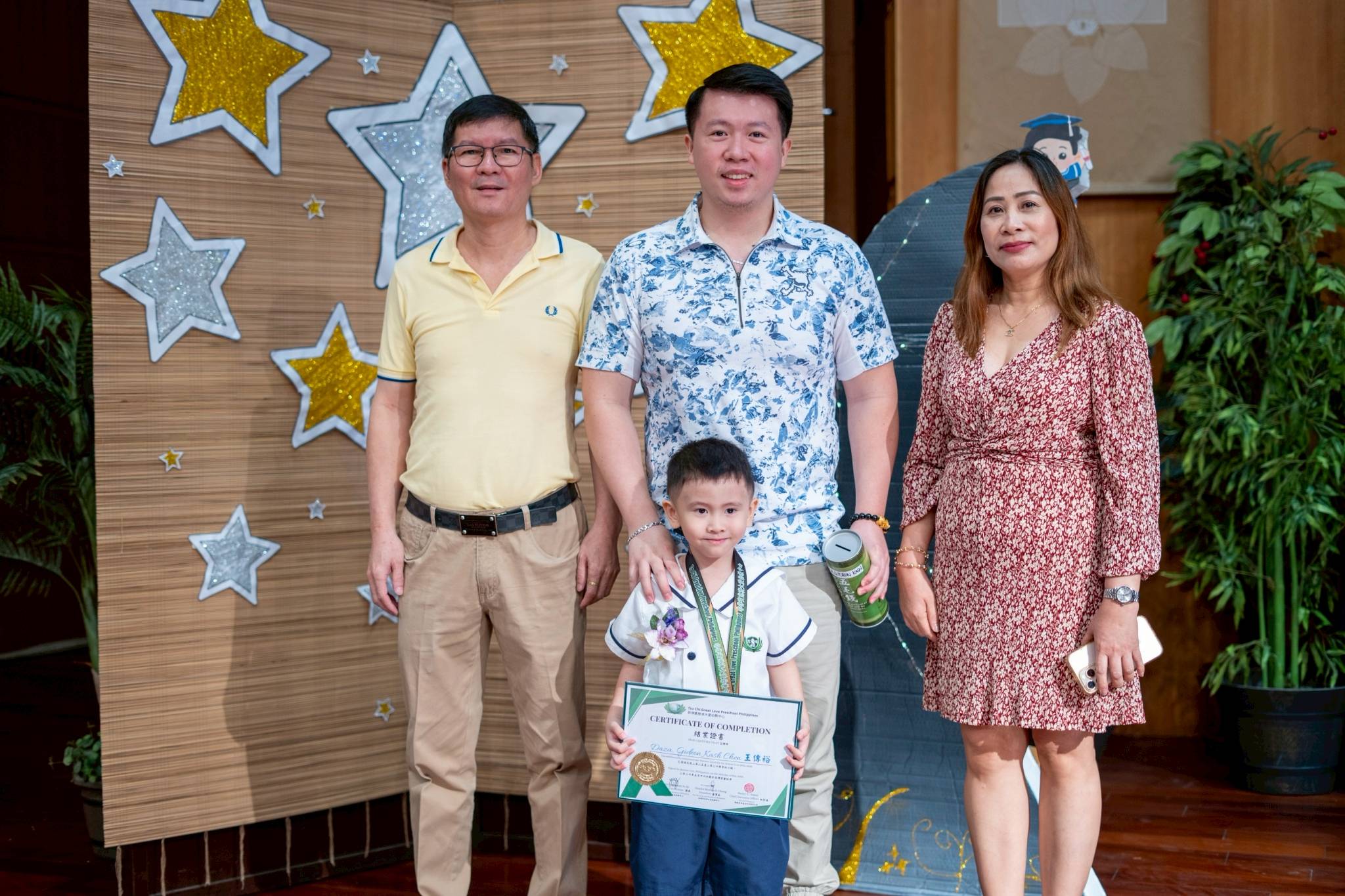Gideon Kash Chen Daza and family 
