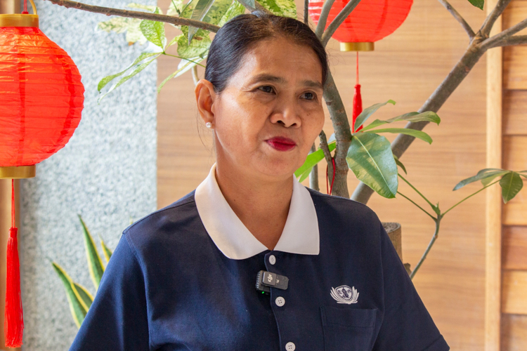 Tzu Chi Volunteer Genalyn Soriano offers a universal wish for humanity: “I wish for an end to suffering in this world. I wish for humanity to remain united.”