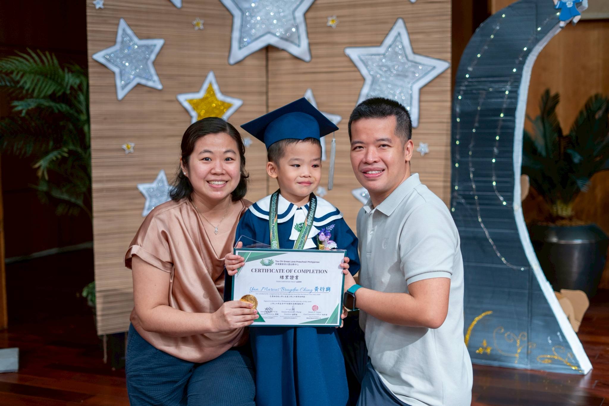 Marcus Brayden Ching Yan and family 