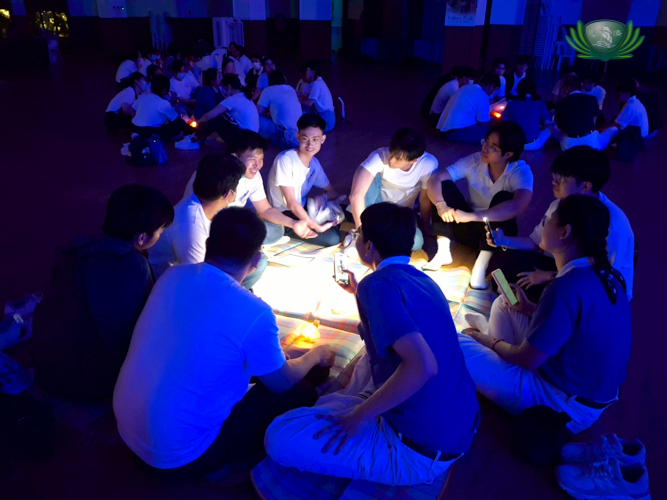 A favorite of campers, “Starry, Starry Night,” has participants opening up in a cozy candle-lit setting.