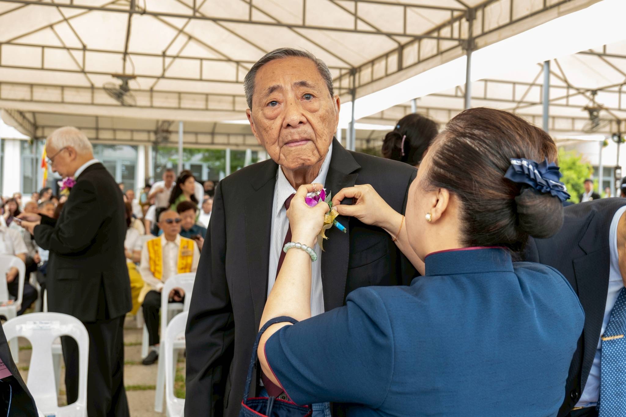 僑中校友會副理事長陳祖從先生