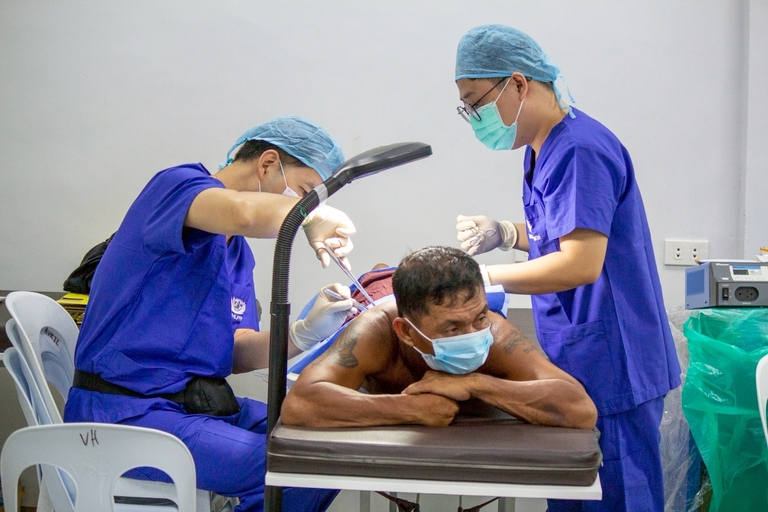TIMA surgeons accommodated cases that didn’t require patients to be put under general anesthesia. 