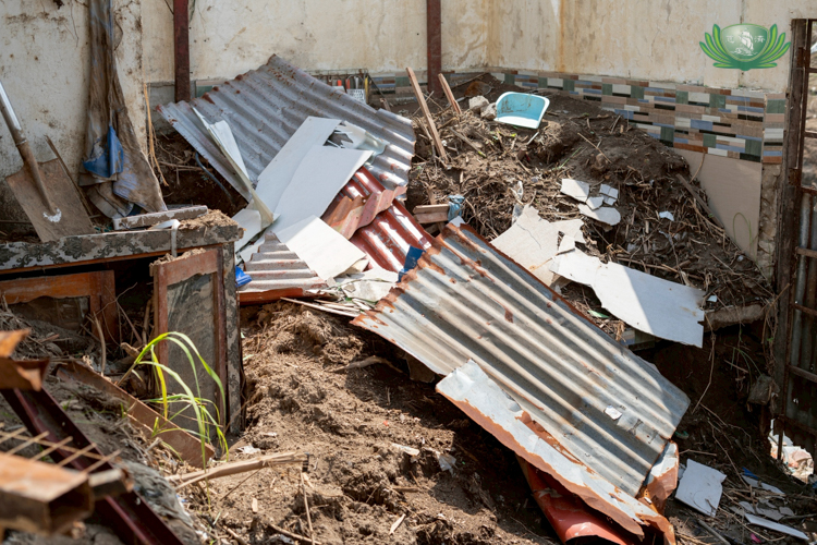 Once a warm and safe space, the Ego-ogan family’s home has been reduced to debris after the typhoon.