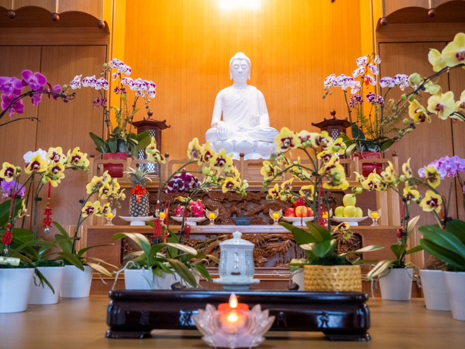 The serene presence of Buddha looms over the Tzu Chi community as its volunteers welcome the Lunar New Year with hope, wisdom, and compassion for 2025.