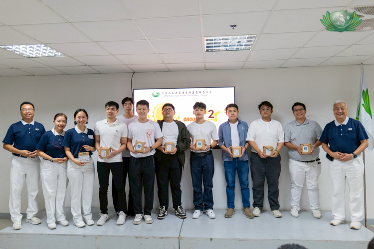 Special awards were given to the camp’s top three groups.