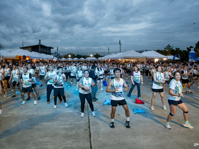 Runners ended strong, enjoying a lively cool-down session.