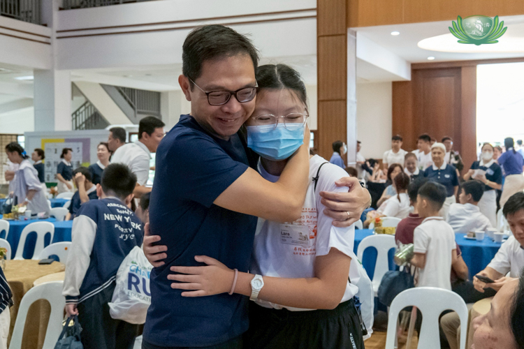 Families turned emotional during a surprise reunion towards the closing of the three-day camp.