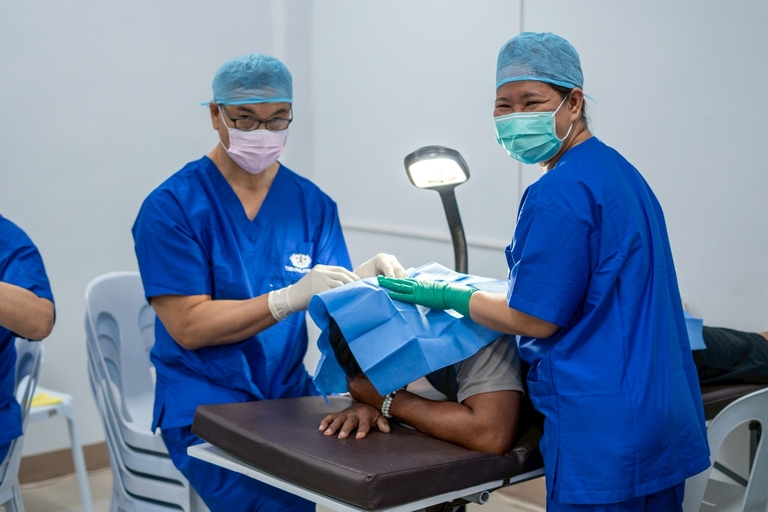 TIMA surgeons accommodated cases that didn’t require patients to be put under general anesthesia. 