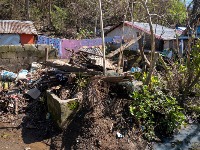 Some houses in Cagayan were totally damaged, and belongings left behind were completely destroyed. 