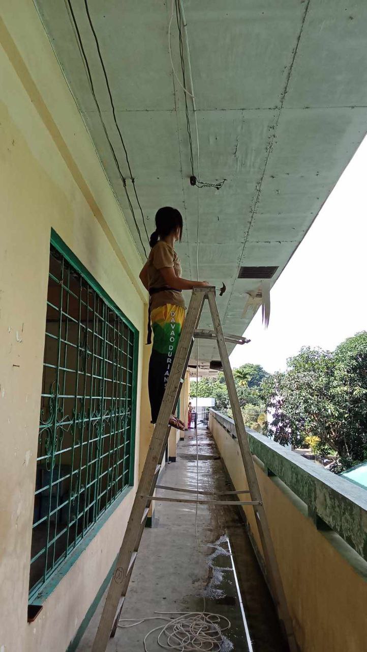 Mariel Gencianos has developed practical skills in welding, repairs, and facility maintenance, proving herself capable in every task she takes on.
